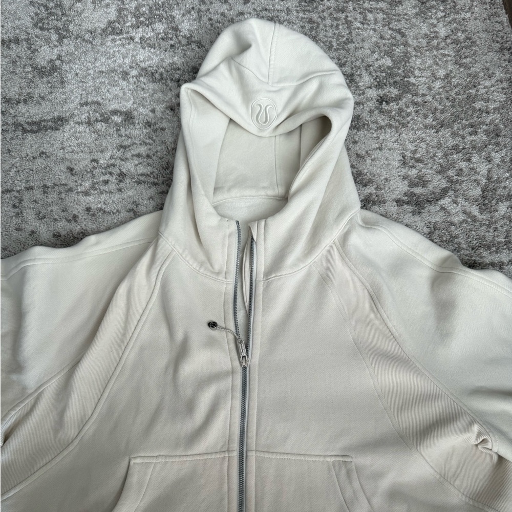 Cream Lululemon Zip Up - L/XL